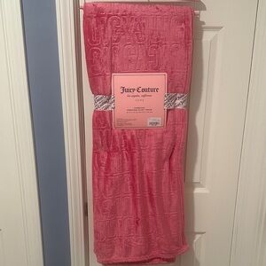 Juicy Couture Rosy Pink Throw